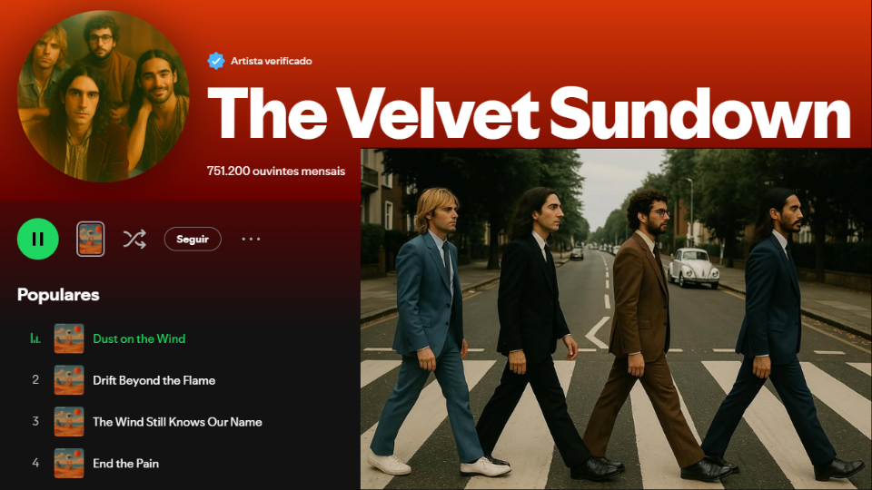 The Velvet Sundown: A banda de IA que desafia a autenticidade na música
